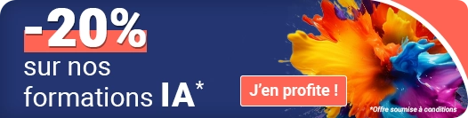 -20% sur nos formations en intelligence artificielle*